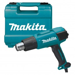 PISTOLA AIRE CALIENTE VARIABLE CON MALETIN MAKITA HG6031VK