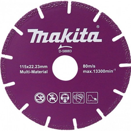 DISCO DIAMANTADO MULTIPRO SEGMENTADO MAKITA D-58883