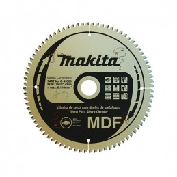 DISCO DE SIERRA CIRICULAR 10 X80TPI CORTE MDF MAKITA B49585