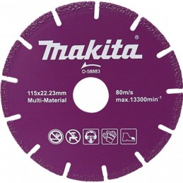 DISCO DIAMANTADO SEGMENTADO 4.1/2 Pulg.MAKITA E-07191