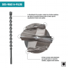 Broca MAKITA SDS MAX 7/8X21 - 6 Filos B-61438