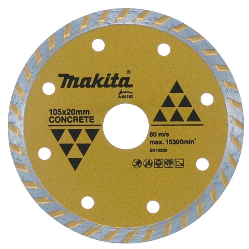 DISCO DIAMANTADO TURBO MAKITA 4.1/2X7/8 PULG A84143